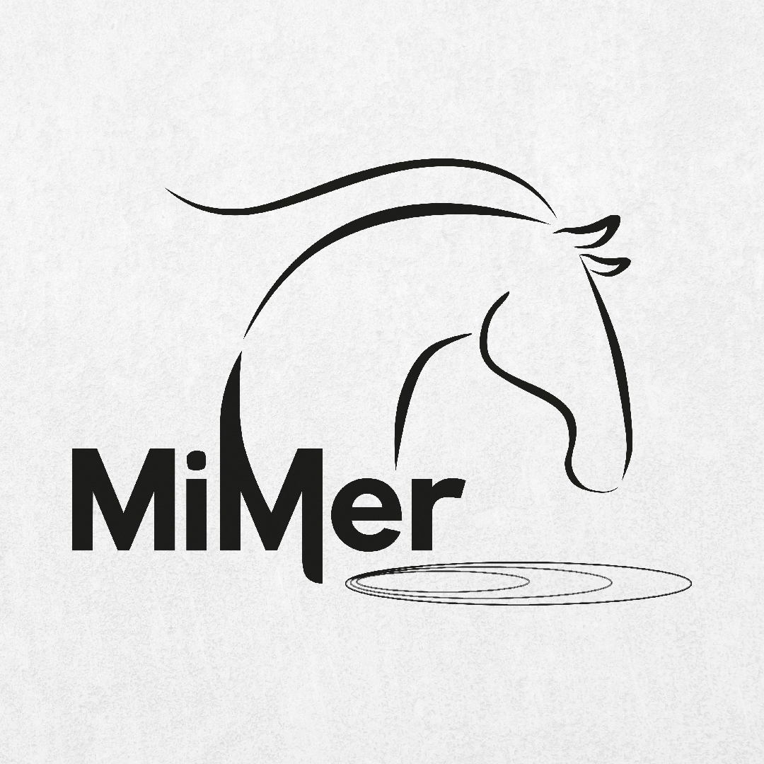 mimer center horses in nature logotype